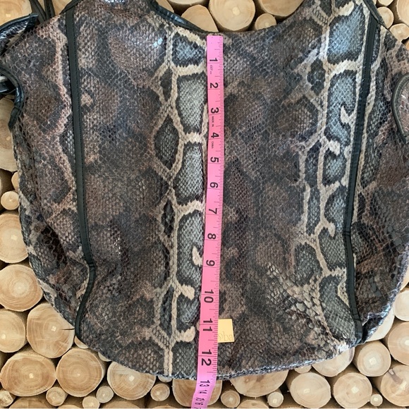 Kooba Carmine Snake print Hobo Bag. - Picture 3 of 8